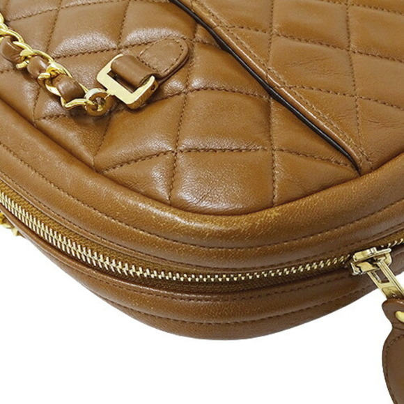 Chanel CHANEL Bag Matelasse Women's Shoulder Chain Tote Lambskin Brown - Picture 11 of 13